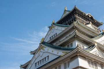 日本の名城「大阪城 天守閣（大阪城公園）」 in 大阪府 Japan