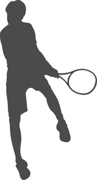 The boy player tennis silhouette 20230310-MCP253-03