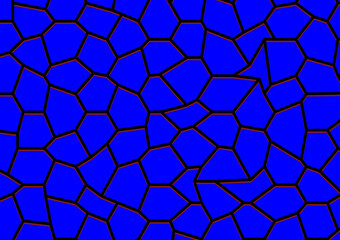 Abstract blue background with cells, not seamless