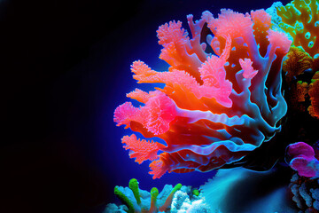 Fototapeta na wymiar colorful sea coral