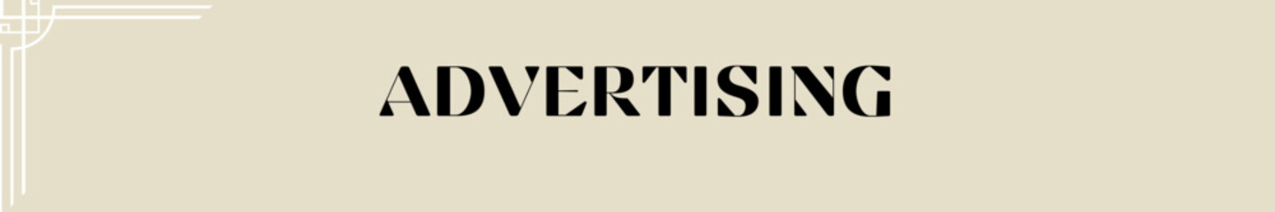 advertising typography with premium background