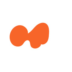 Orange Minimalism Aesthetics Blob