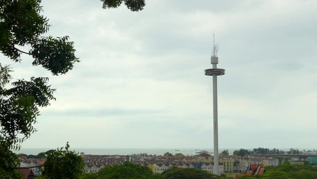 Taming Sari Tower Malacca Tower Melaka Malaysia View From St Pauls Bukit