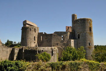 Fototapeta na wymiar Chateau de Clisson in France