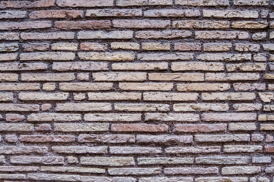 Close-up of old brick wall