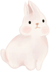 rabbit watercolor png