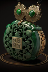 Elegant Treasures: Traditional Chinese Jade Jewelry Pieces
