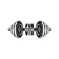dumbbell isolated on white background