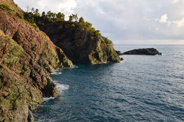 Fototapeta premium Littoral sauvage près de Framura