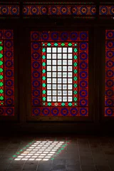 Fototapeten Wooden Windows, Arg of Karim Khan, Shiraz, Iran © sghiaseddin