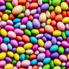 Obraz premium Colorful jelly beans background . Created with Generative AI technology.