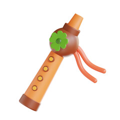 3d illustration of Flutes