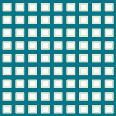 Square geometry gray seamless vector pattern with green background design for carpet, wallpaper, clothing, wrapping, fabric, cover
