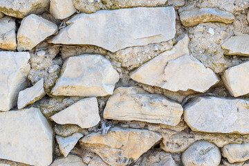 vieux mur en pierre en Provence