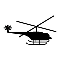 HELICOPTER icon design template vector