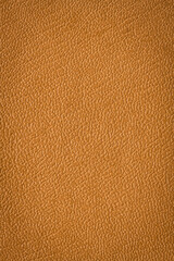 Orange leather texture used as luxury classic background. Imitation artificial leather texture background