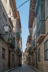Fototapeta na wymiar Architecture of Historic Centre of Guimaraes Portugal. UNESCO World Heritage.