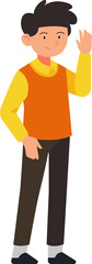 Fototapeta premium Businessman character illustration