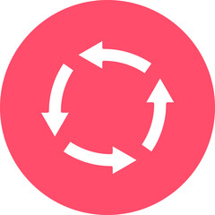 Vector Design Rotation Icon Style