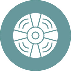 Vector Design Compact Disk Icon Style