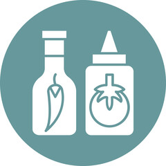 Vector Design Sauce Icon Style