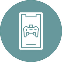 Obraz premium Vector Design Mobile Game Icon Style