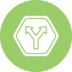 Vector Design Intersection Icon Style