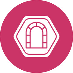 Fototapeta premium Vector Design Tunnel Icon Style