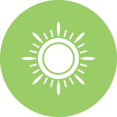 Vector Design Sun Icon Style