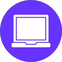 Vector Design Laptop Icon Style