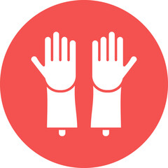 Vector Design Cleaning Gloves Icon Style