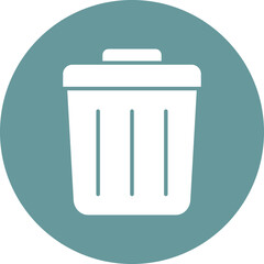 Vector Design Trash Bin Icon Style