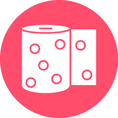 Vector Design Toilet Paper Icon Style