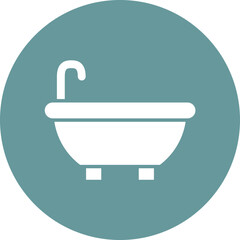 Vector Design Bathtub Icon Style