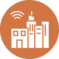 Vector Design Smart City Icon Style