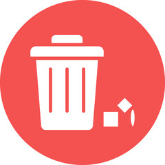 Vector Design Waste Icon Style