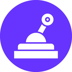 Vector Design Control Lever Icon Style
