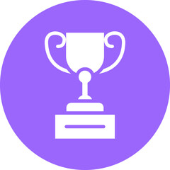 Vector Design Trophy Icon Style