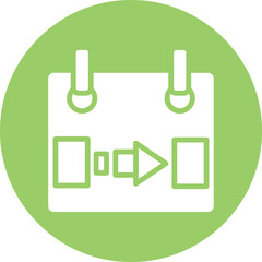 Vector Design Tomorrow Icon Style