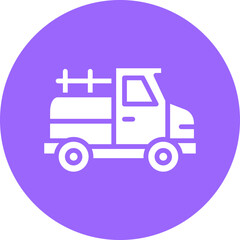 Vector Design Pickup Truck Icon Style