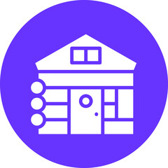 Vector Design Cottage Icon Style