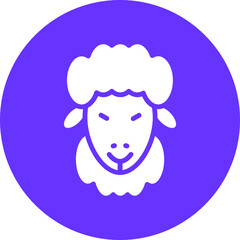 Vector Design Sheep Icon Style