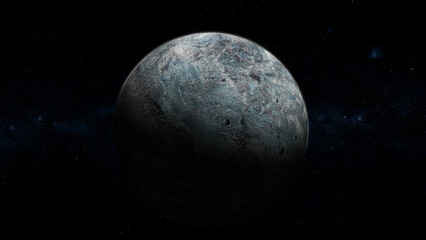 3d Eris_fictional planet on space star