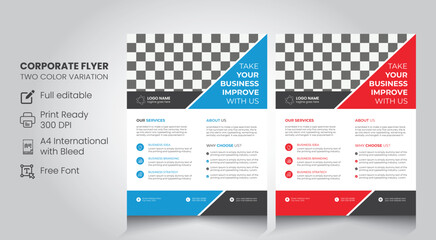 business flyer design template, poster, brochure ads