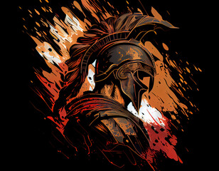spartan illustration