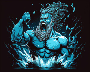 poseidon king of oceans
