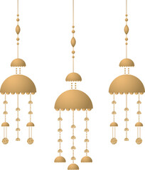 Punjabi Sikh Wedding Hangning Kaleere for bride choora decoration