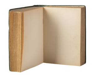 Pile of old books. PNG file