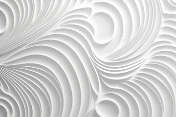abstract white background - Generative AI