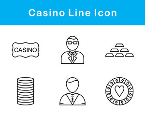 Casino Vector Icon Set
